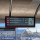 DynaScan DS371BT4 caisson pour écran LCD étiré haute luminosité dans une gare routière de station de ski
