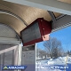 DynaScan DS371BT4 caisson pour écran LCD étiré haute luminosité installé à un arrêt de bus au Canada